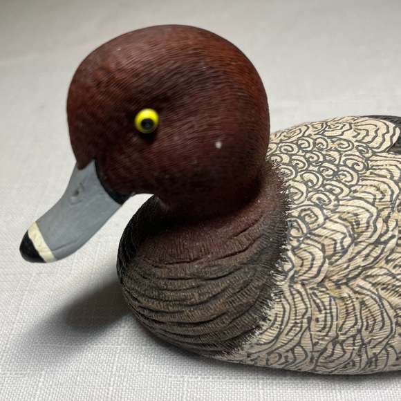 Heritage Decoys Bonded Wood Duck Sculpture. World Champion Carver J B Garton - Picture 2 of 5